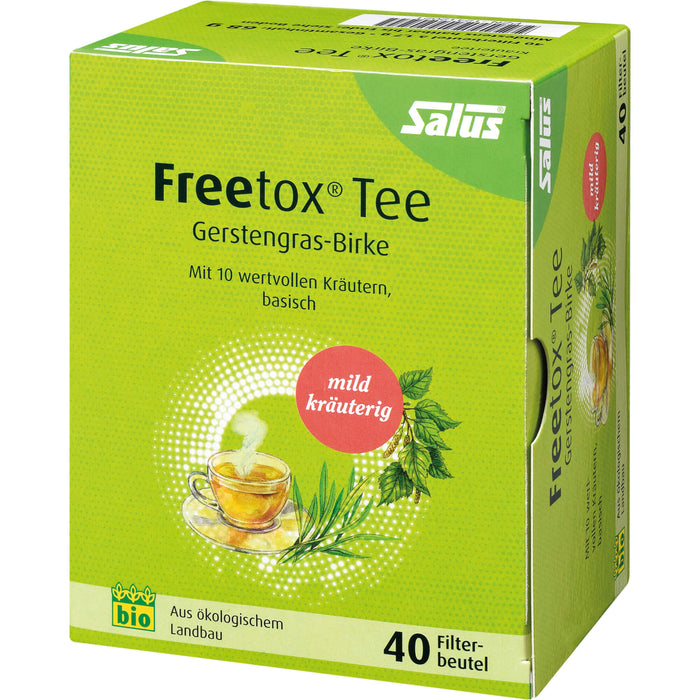 Salus Freetox Tee Gerstengras-Birke, 40 St. Filterbeutel