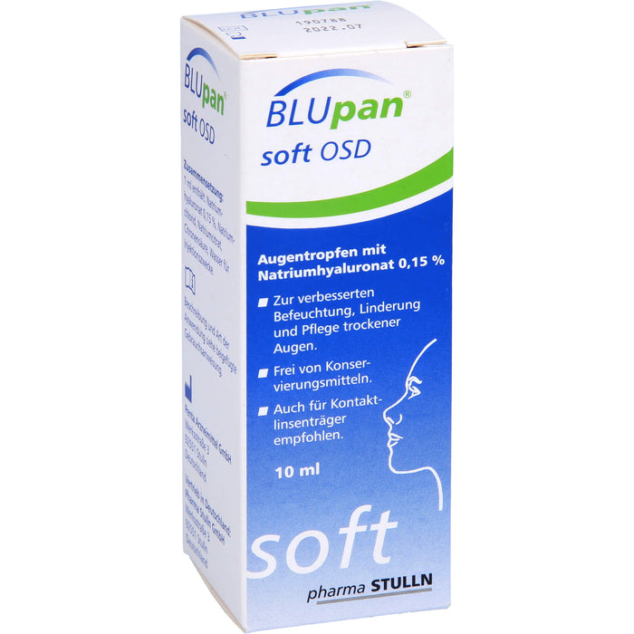 BLUpan soft OSD Augentropfen, 10 ml Solution