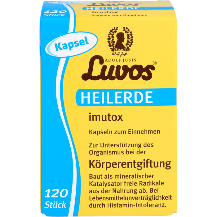 Luvos Heilerde imutox Kapseln Körperentgiftung, 120 St. Kapseln