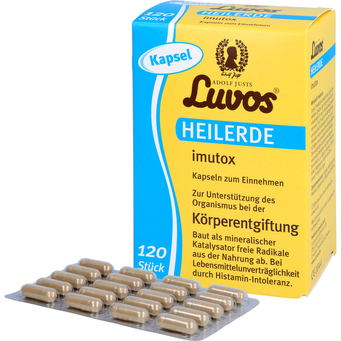 Luvos Heilerde imutox Kapseln Körperentgiftung, 120 pcs. Capsules