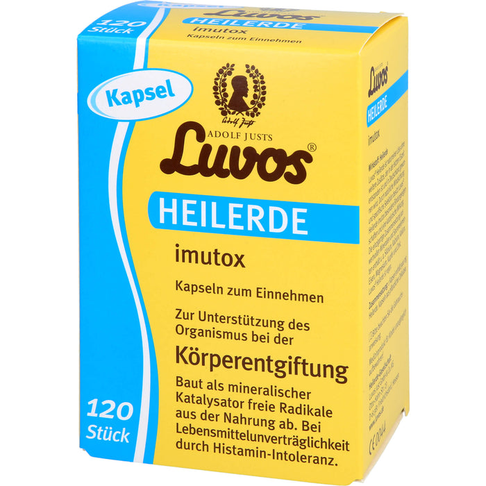 Luvos Heilerde imutox Kapseln Körperentgiftung, 120 pcs. Capsules