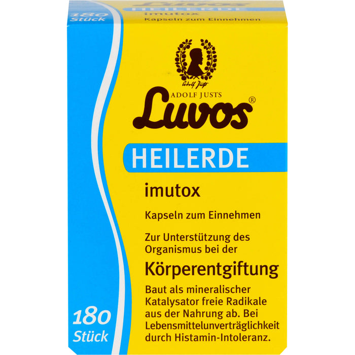 Luvos Heilerde imutox Kapseln Körperentgiftung, 180 pc Capsules