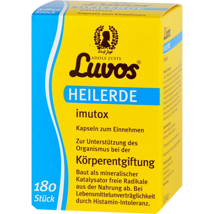 Luvos Heilerde imutox Kapseln Körperentgiftung, 180 pc Capsules