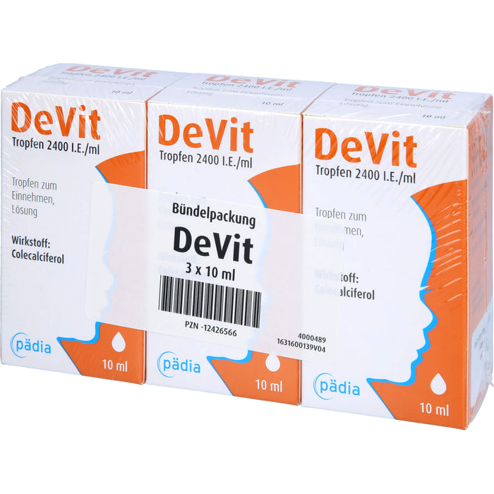 DeVit Tropfen 2400 I.E./ml, 30 ml Lösung