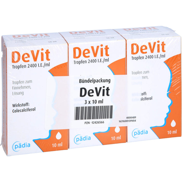 DeVit Tropfen 2400 I.E./ml, 30 ml Solution