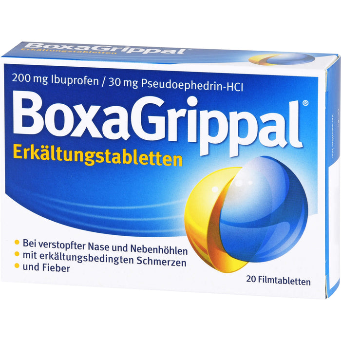 BoxaGrippal Erkältungstabletten, 20 pc Tablettes