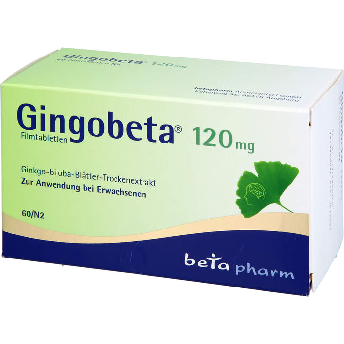 Gingobeta 120 mg Filmtabletten, 60 St FTA