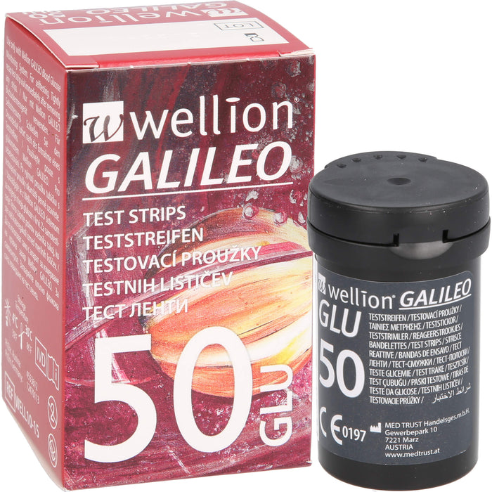 Wellion Galileo Blutzuckerteststreifen, 50 St. Teststreifen