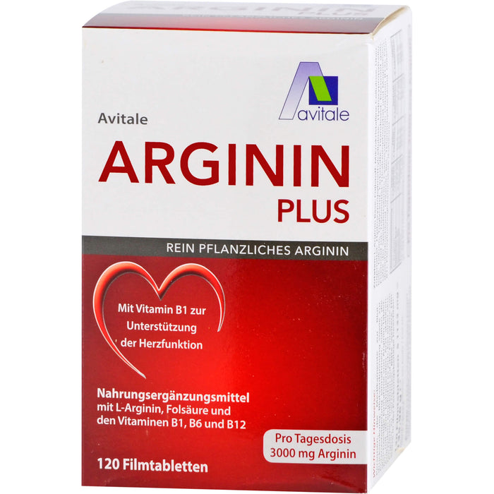 Arginin plus Vitamin B1+B6+B12+Folsäure, 120 St FTA