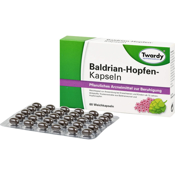 Baldrian-Hopfen-Kapseln Twardy, 60 St WKA