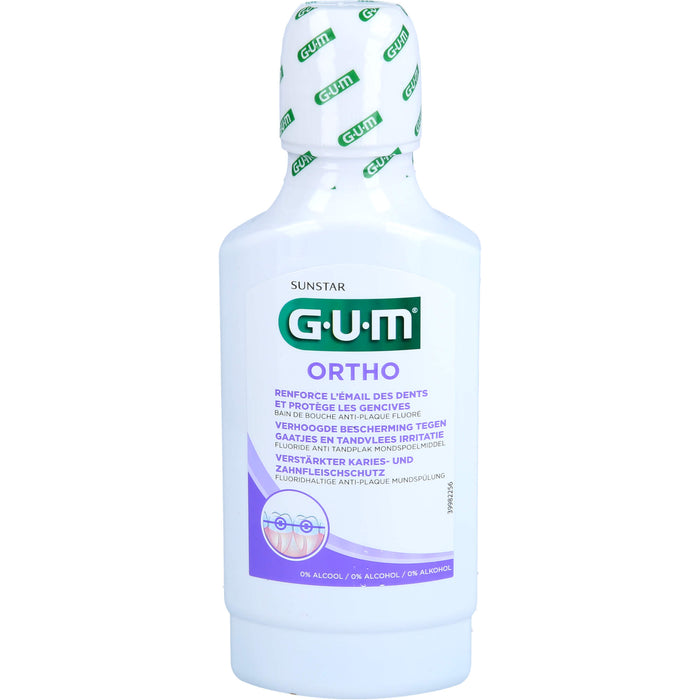 GUM Ortho Mundspülung, 300 ml Solution