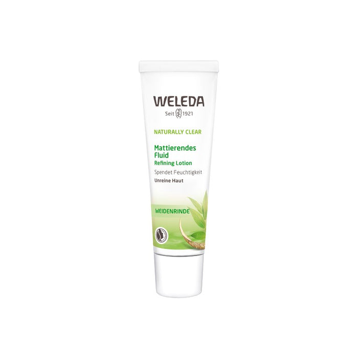 WELEDA Naturally Clear mattierendes Fluid für unreine Haut, 30 ml Solution