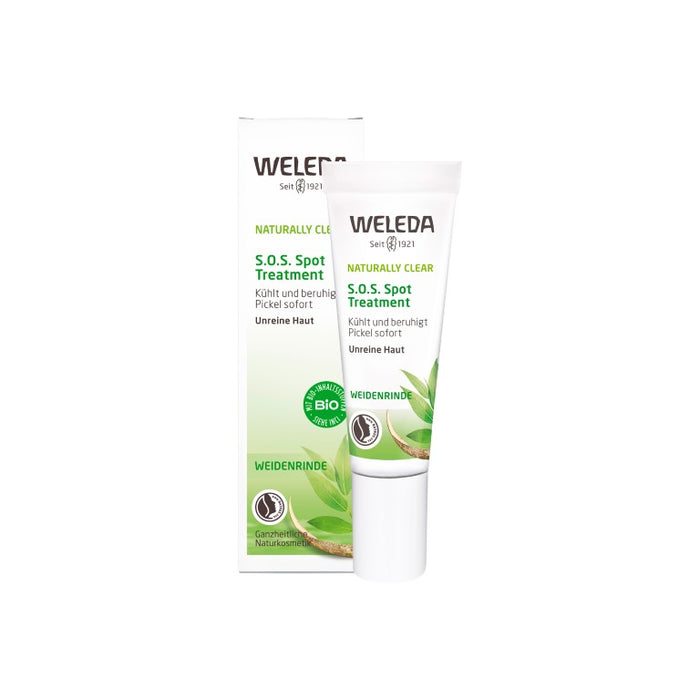 WELEDA Naturally Clear S.O.S. Spot Treatment Haut-Gel, 10 ml Gel