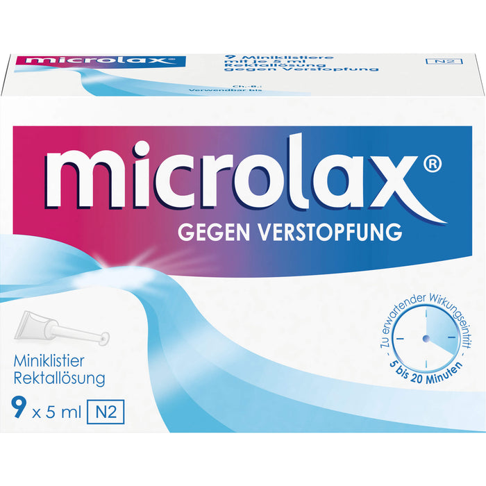 microlax Miniklistier Rektallösung Reimport EMRAmed, 9 pcs. Enemas