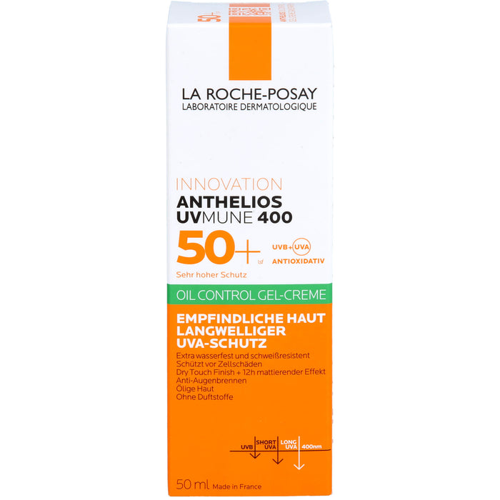 LA ROCHE-POSAY Anthelios XL LSF 50+ mattierende Gel-Creme, 50 ml Crème