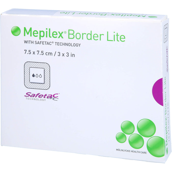 MEPILEX Border Lite Schaumverband 7,5x7,5cm steril, 5 pcs. Wound dressings