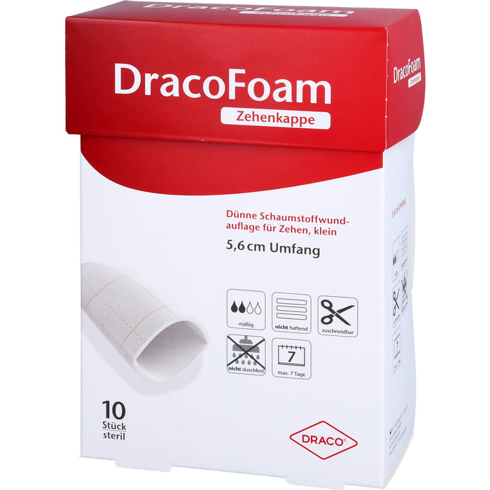 DracoFoam Zehenkappe Schaumstoffverband, 10 St VER