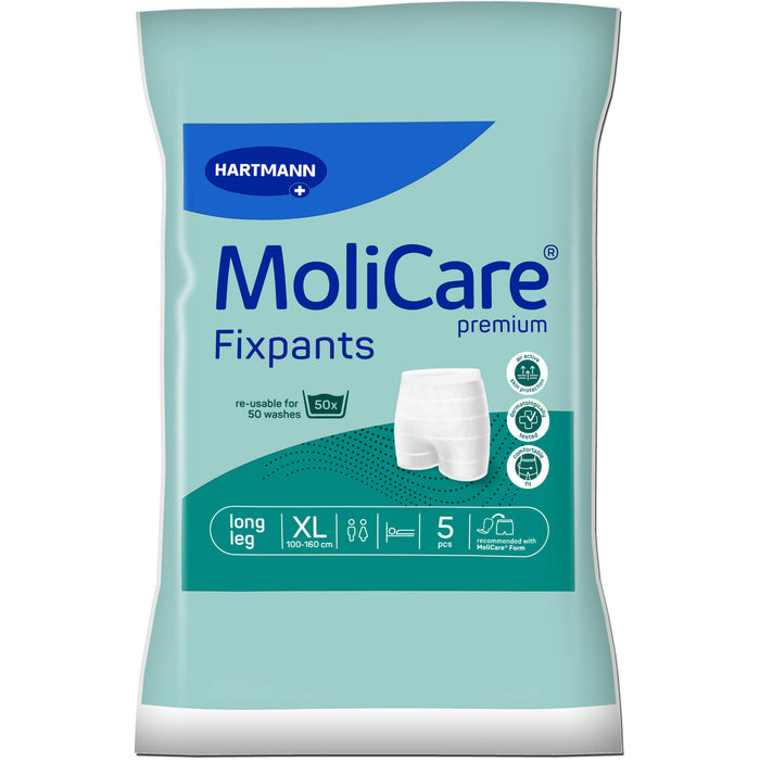 MoliCare Premium Fixpants long leg Inkontinenzeinlagen und -vorlagen Gr. XL, 5 pcs. Templates