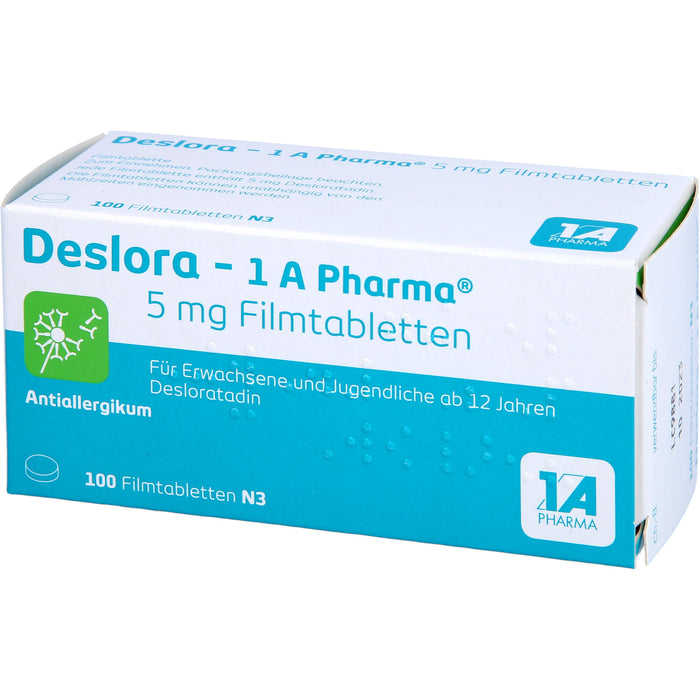 Deslora - 1 A Pharma 5 mg Filmtabletten, 100 St. Tabletten