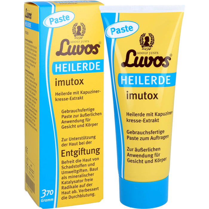 Luvos Heilerde imutox Paste  zur Unterstützung der Haut bei der Entgiftung, 370 g Pâte