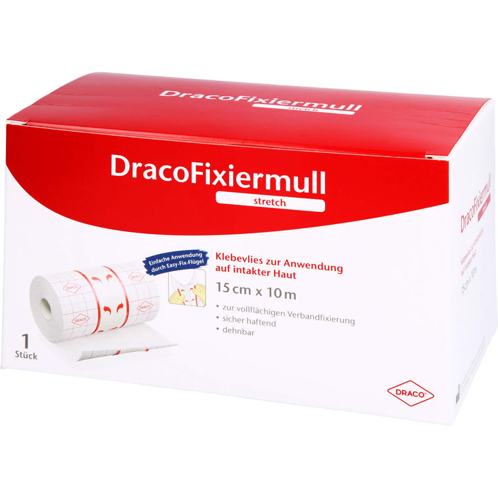 DracoFixiermull stretch 15cm x 10m, 1 St PFL