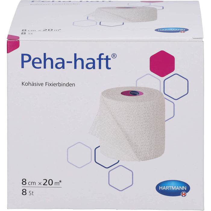 Peha-haft Fixierbinde Latexfrei 8cmx20m, 8 St BIN