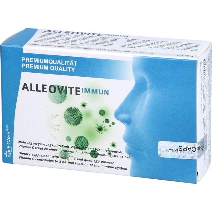 plantoCAPS ALLEOVITE immun Kapseln, 60 pc Capsules