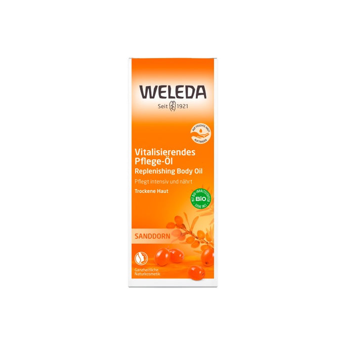 WELEDA Sanddorn vitalisierendes Pflege-Öl für trockene Haut, 100 ml Huile