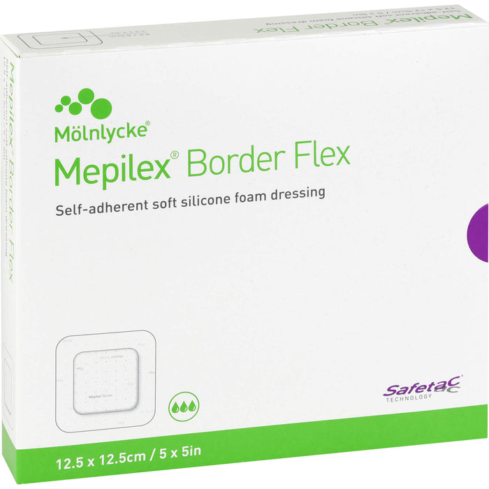 Mepilex Border Flex 12,5 cm x 12,5 cm Schaumverband, 10 pc pansement