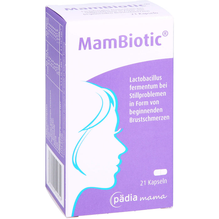 MamBiotic für Stillende mit Brustschmerzen Kapseln, 21 pcs. Capsules