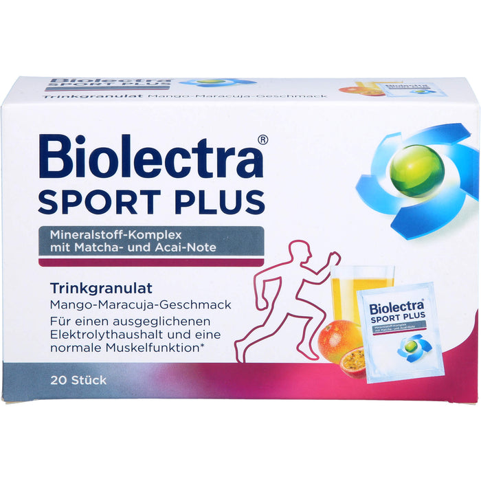 Biolectra Sport plus Trinkgranulat, 20 pcs. Sachets