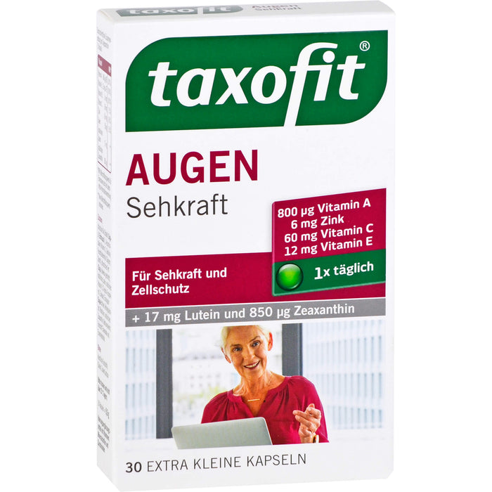 taxofit Augen Sehkraft Kapseln, 30 St KAP