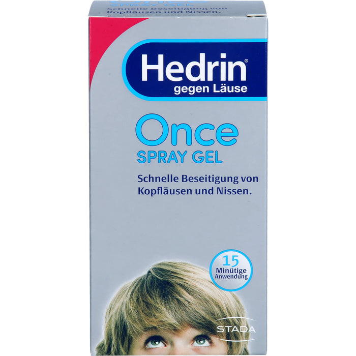 Hedrin gegen Läuse Once Spray Gel, 60 ml Solution