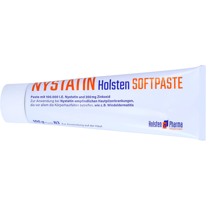 Nystatin Holsten Softpaste bei Hautpilzerkrankungen, 100 g Crème