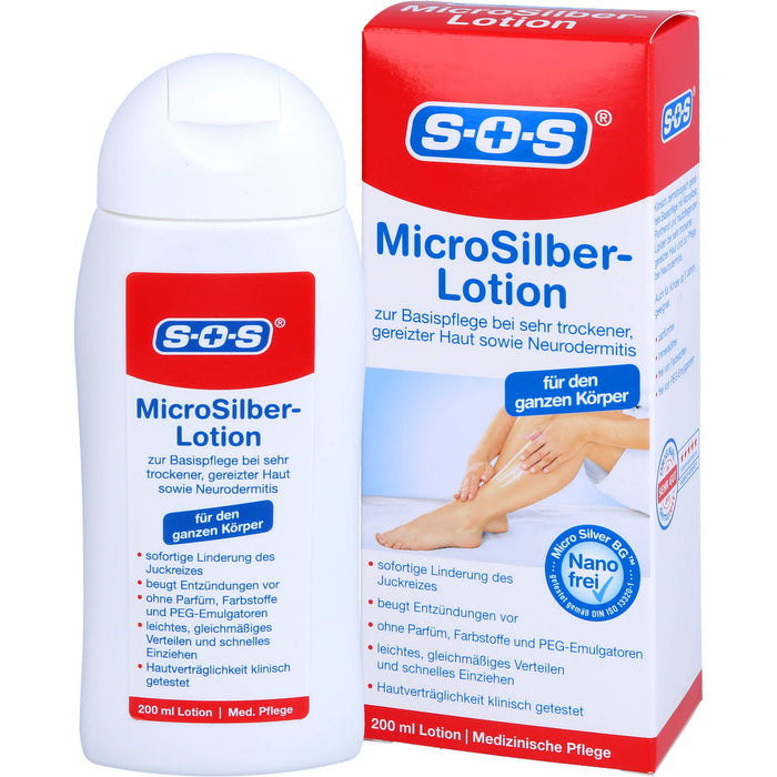 SOS Microsilber Lotion, 200 ml LOT