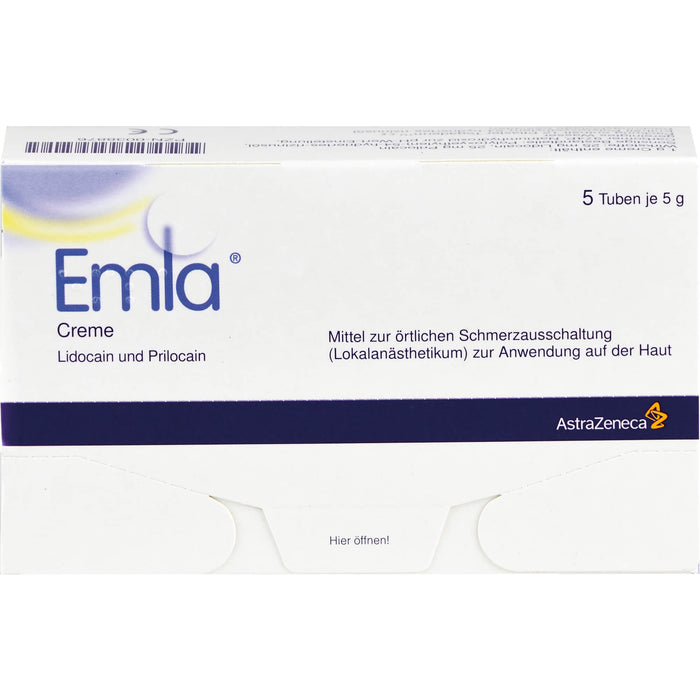 Emla Creme Lokalanästhetikum + Pflaster Tegaderm Reimport EurimPharm, 25 g Crème