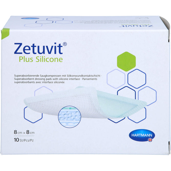 Zetuvit Plus Silicone steril, 10 St