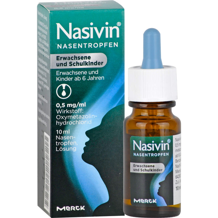 Nasivin Nasentropfen für Erwachsene und Schulkinder, 10 ml Solution