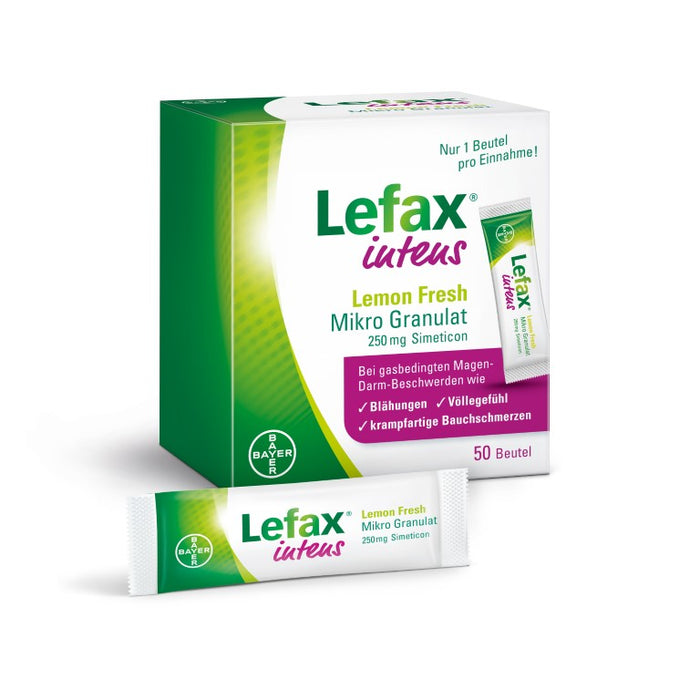 Lefax intens Lemon Fresh Mikro Granulat, 50 pcs. Sachets