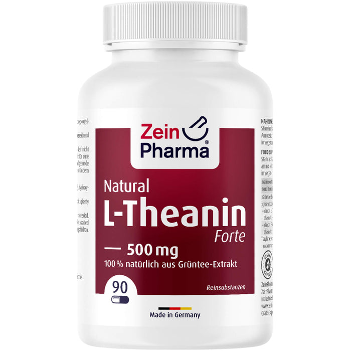 ZeinPharma L-Theanin Natural Kapseln, 90 pc Capsules