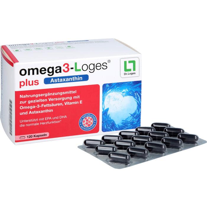 omega3-Loges plus Astaxanthin Kapseln, 120 St. Kapseln