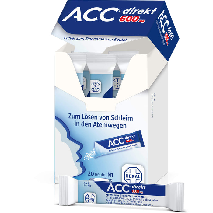 ACC direkt 600 mg Pulver, 20 St. Beutel