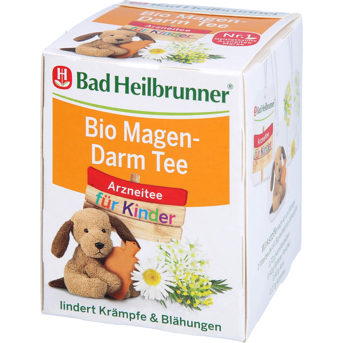 Bad Heilbrunner Bio Kinder Magen-Darm Tee, 8X1.8 g FBE