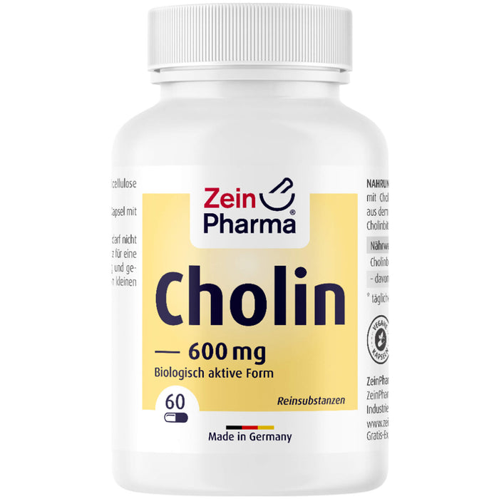 ZeinPharma Cholin 600 mg Kapseln, 60 pc Capsules