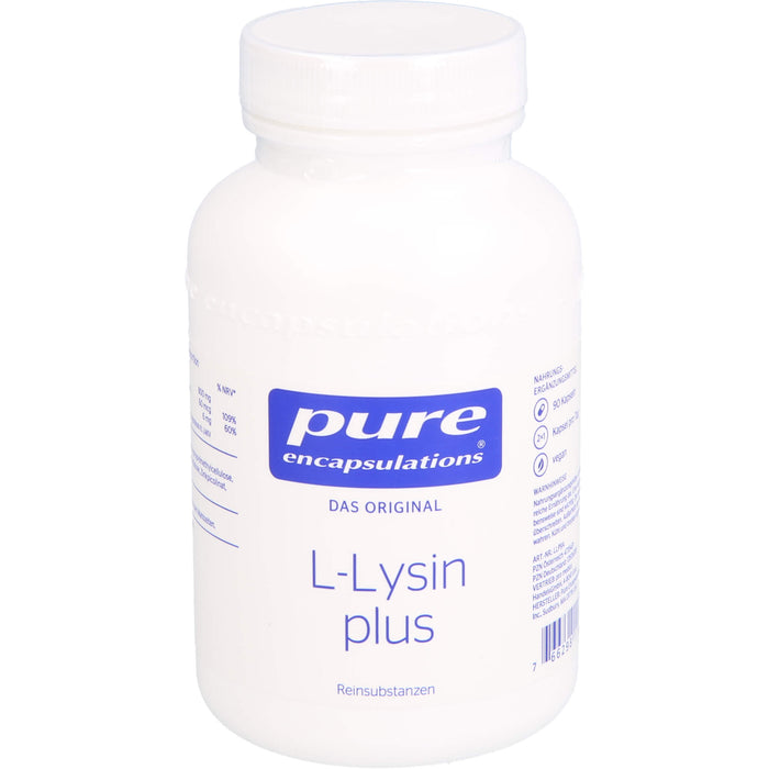 pure encapsulations L-Lysin plus Kapseln, 90 pcs. Capsules