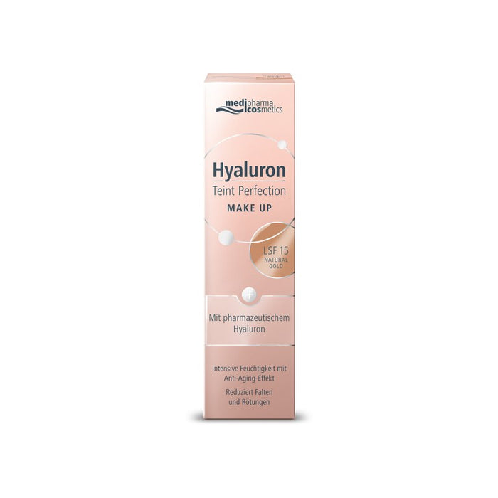 medipharma cosmetics Hyaluron Teint Perfection Make Up Natural Gold LSF 15, 30 ml Solution