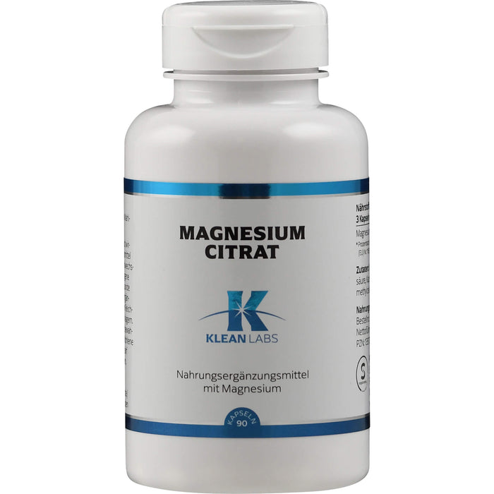 Magnesium Citrat Klean Labs, 90 St KAP