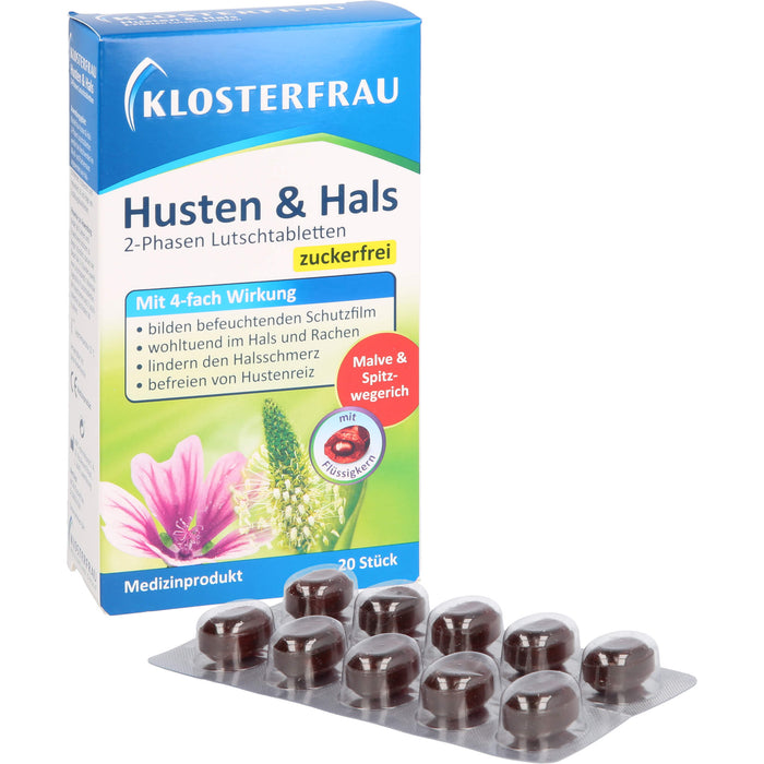 Klosterfrau Husten & Hals, 20 pcs. Tablets