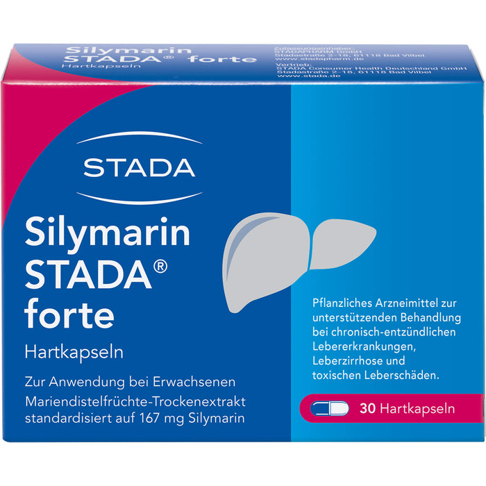 Silymarin STADA forte Hartkapseln, 30 pc Capsules