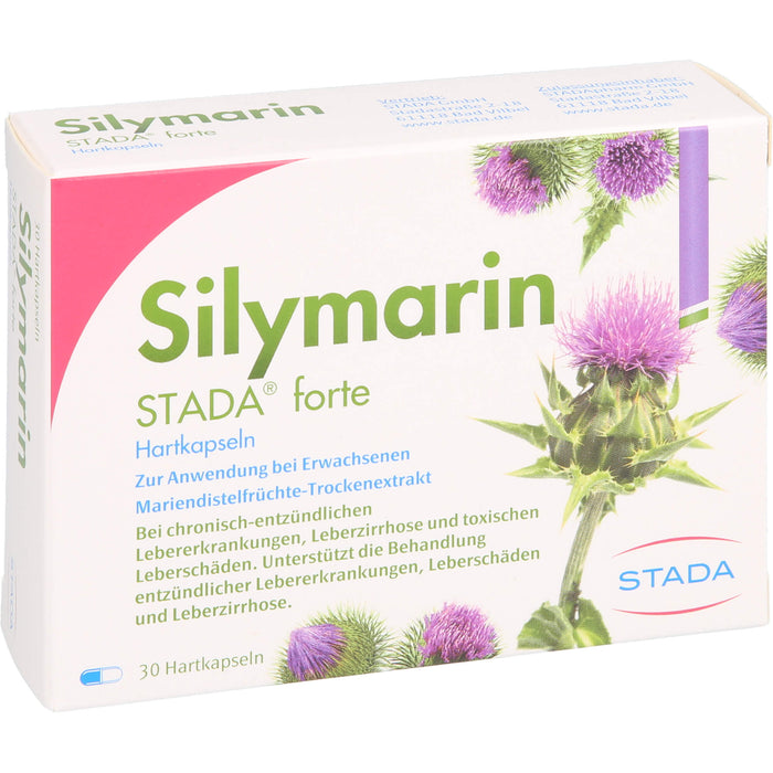 Silymarin STADA forte Hartkapseln, 30 St. Kapseln